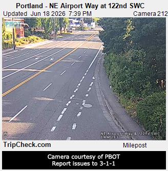 Portland - NE Airport Way at 122nd SWC
